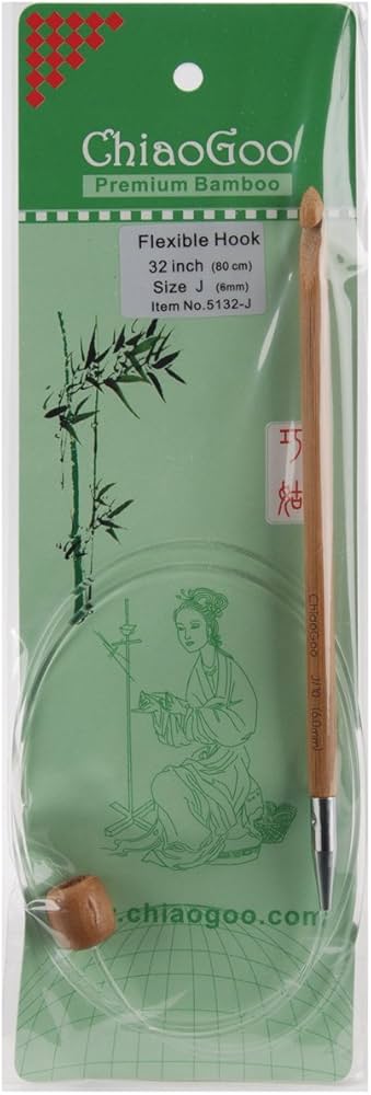 Amazon.com: ChiaoGoo Tunisian Flexible Crochet Hooks 32-Size J